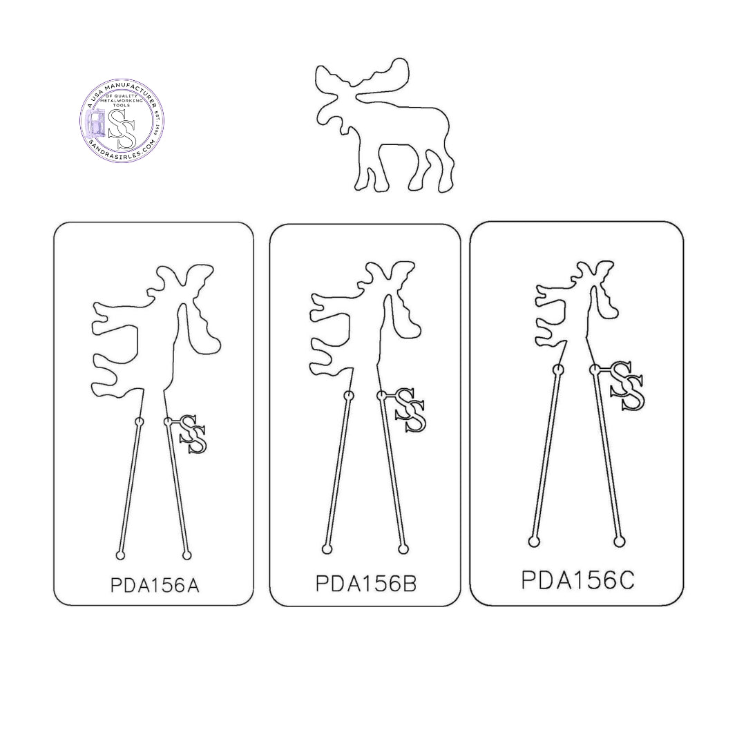 PANCAKE DIE PDA156 MOOSE STANDING